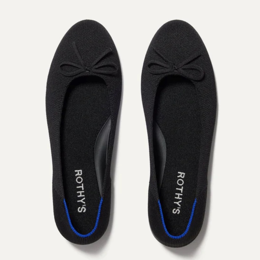 Rothy’s Black Ballet Flats